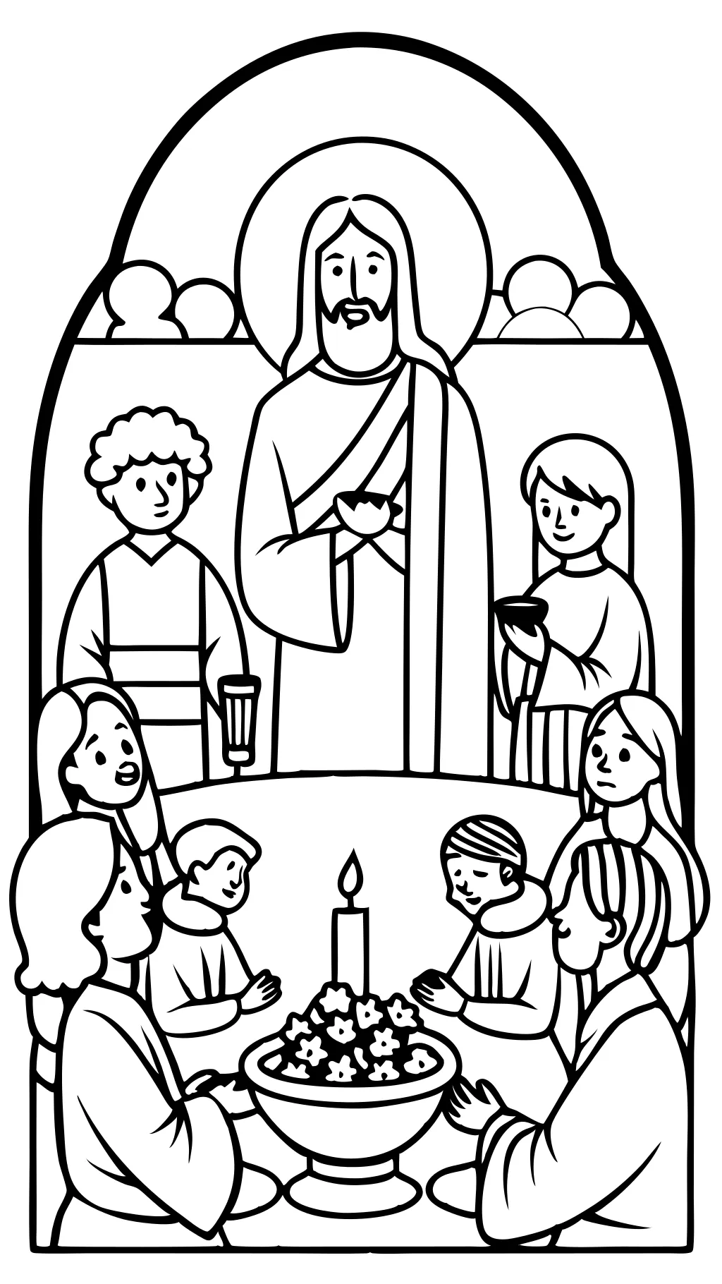 easter jesus coloring pages